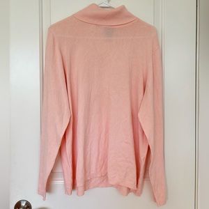 Chico’s Turtleneck Long Sleeve Stretch Knit Pullover Sweater Pink Size 3 / XS